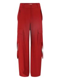 Ulla johnson pax broek met cargo zak - rood
