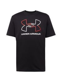 Under armour functioneel shirt 'foundation' rood / zwart / wit