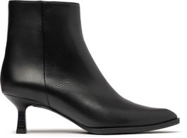 Unisa lomas enkellaarsjes - enkelboots met rits - dames - zwart - maat 36