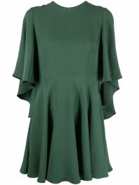 Valentino garavani flared mini-jurk - groen