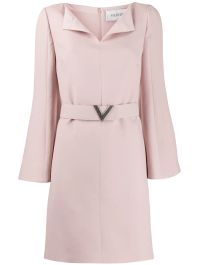 Valentino garavani jurk met riem - roze
