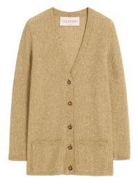 Valentino garavani lurex vest - goud
