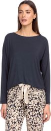 Vamp pyjama dames volwassenen modal | lange mouw lange broek | winter pyama dames volwassenen | navy/beige 15140/572 xxl