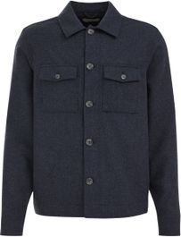 Van gils heren boxy fit overshirt van wolmix