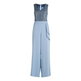 Vera mont, dames, jumpsuits & playsuits, blauw, maat: 2xl