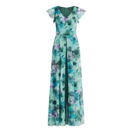 Vera mont, dames, jumpsuits & playsuits, groen, maat: s poliester,