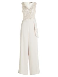 Vera mont jumpsuit beige