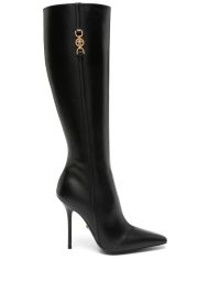 Versace medusa '95 knielaarzen - zwart