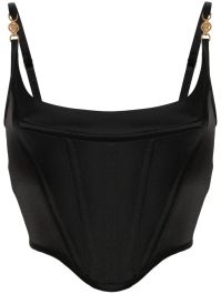 Versace medusa '95 korset top - zwart
