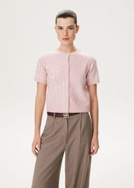 Vest met pailletten - xxl,xs,m - costes atelier