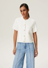 Vest met sierknopen - l,s,xl - costes atelier