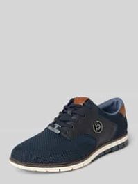 Veterschoenen met structuurmotief, model 'sandman'