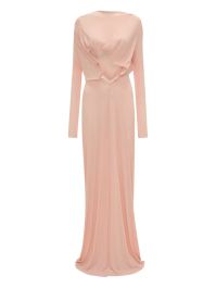 Victoria beckham cut-out gown - roze