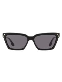 Victoria beckham eyewear soft zonnebril met vierkant montuur - zwart