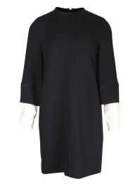 Victoria beckham wool dress - zwart