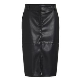 Vila vidagmar hw midi coated skirt noos -