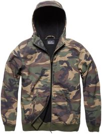 Vintage industries funktionsjacke ashore softshell jacket woodland camo-m