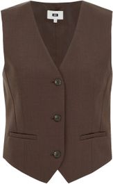 We fashion dames slim fit gilet