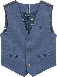 We fashion gilet blauw
