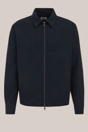 We fashion - heren blouson jas met krijtstreep - regular fit - donkerblauw - maat: 56