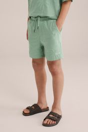 We fashion jongens sweatshort met jacquard-dessin