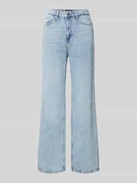 Wide fit jeans met knoopsluiting, model 'tessa'