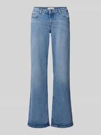 Wide leg jeans van katoenmix, model 'juicy'