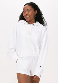 Witte champion trui hooded sweatshirt dms plain