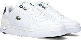 Witte lacoste lage sneakers t-clip