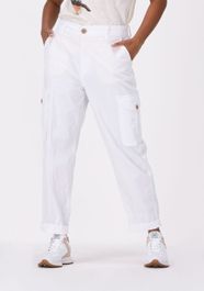Witte mos mosh cargobroeken madleane paper cargo pant
