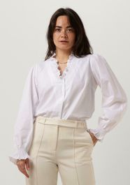Witte neo noir blouse brielle solid shirt