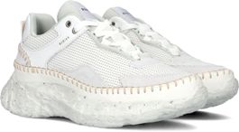 Witte nubikk lage sneakers ross riviera