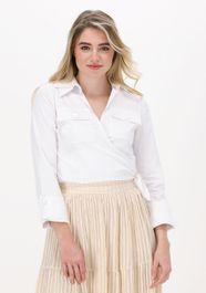 Witte silvian heach blouse athirat
