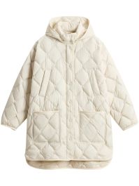 Woolrich cape - wit