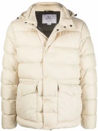 Woolrich donsjack met capuchon - beige - Beige