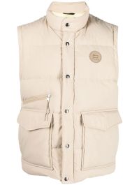 Beige Woolrich gewatteerde bodywarmer - beige