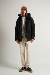 Woolrich heren arctic anorak van ramar cloth zwart grootte xxl