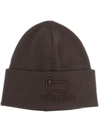 Woolrich muts met geborduurd logo - groen