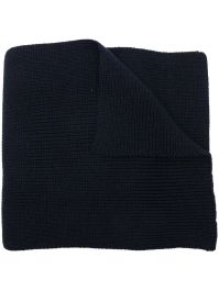 Woolrich ribgebreide sjaal - blauw