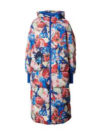 Yas wintermantel 'yassimilly'  crème / blauw / oudroze / donkerrood