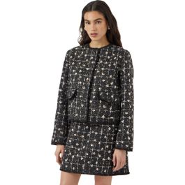 Y.a.s yasvalenda ls tweed jacket show black