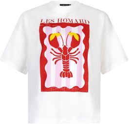 Ydence t-shirt t shirt lobster s hss2511 pink dames maat - m