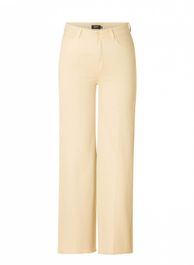 Yest regular waist wide leg jeans beige
