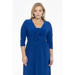 Yoek bolero dolce van travelstof blauw