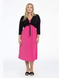 Yoek bolero dolce van travelstof zwart