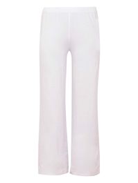 Yoek straight fit broek wit