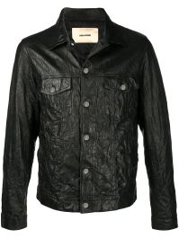 Zadig&voltaire leren jas - zwart