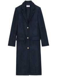Zadig&voltaire mio mantel - blauw