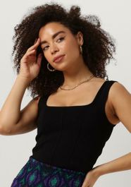 Zwarte alix the label top ladies knitted corset top
