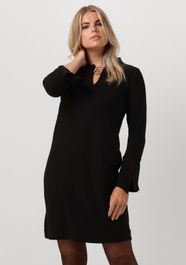 Zwarte ana alcazar midi jurk dress rings